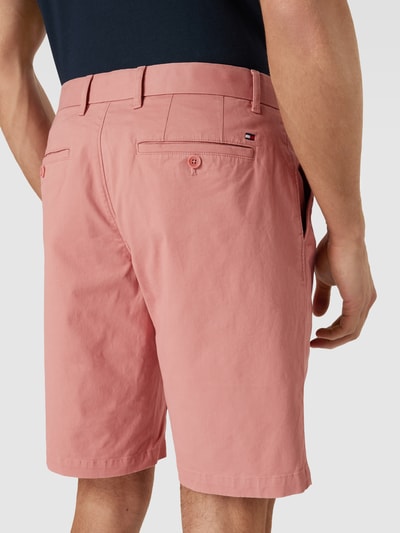 Tommy Hilfiger Korte broek in effen design Lichtrood - 3