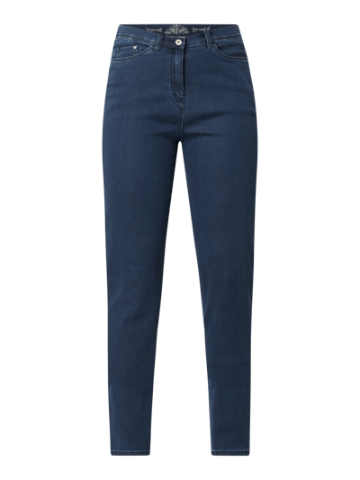 Raphaela By Brax Super slim fit jeans met stretch, model 'Laura' Jeansblauw - 2