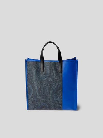 Etro Shopper mit Label-Detail Blau 6