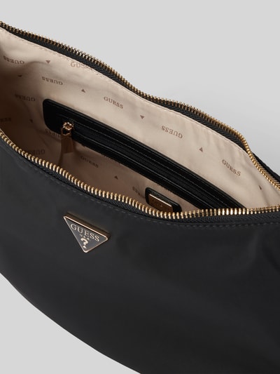 Guess Handtasche mit Label-Detail Modell 'ECO GEMMA' Black 5