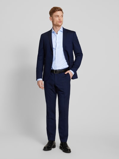 BOSS Slim Fit Business-Hemd mit extra langem Arm Modell 'Hant' Bleu 1