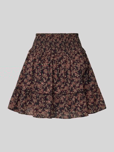 BOSS Orange Spódnica mini z marszczonymi detalami model ‘Vantia’ Czarny 2