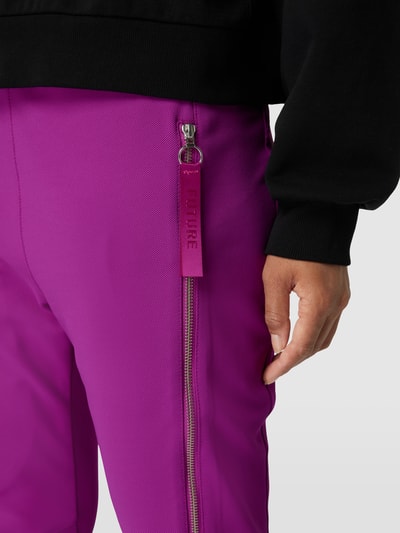 MAC Sweatpants mit Reißverschlusstaschen Modell 'Future 2.0' Lila 3