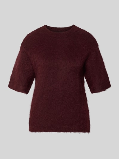 OPUS Pullover Modell 'Pammi' aus Mohairwolle Bordeaux 1