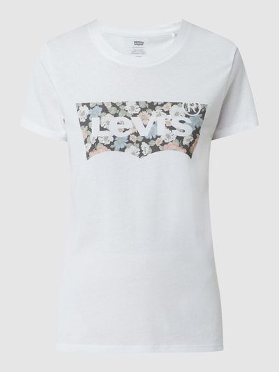 Levi's® T-Shirt aus Slub Jersey Modell 'Vanessa' Weiss 2