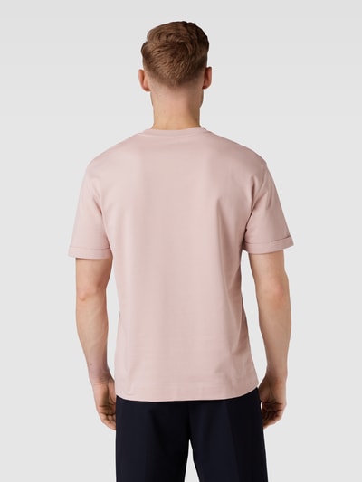 Windsor T-shirt z okrągłym dekoltem model ‘Sevo’ Jasnoróżowy 5
