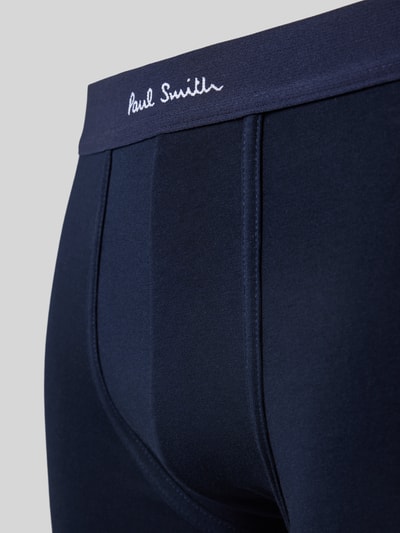 PAUL SMITH Trunks mit elastischem Logo-Bund im 3er-Pack Marine 2