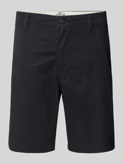 Produktfoto, Regular Fit Chino Shorts aus Baumwoll-Mix von Levi's®, dunkelblau, gerade Passform, Eingrifftaschen, Knopf- und Reißverschluss, Herrenmode.