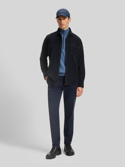 BOSS Orange Regular Fit Freizeithemd aus reiner Baumwolle Modell 'RELEGANT_6_M'
 Marine 1