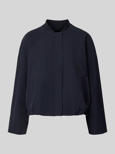 Someday Blouson met blinde ritssluiting, model 'Nortia' Marineblauw - 2