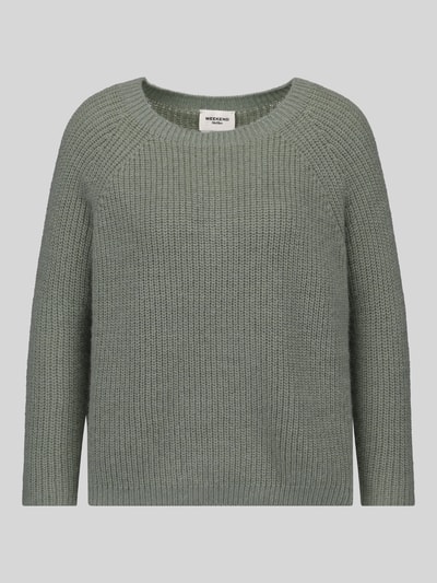 Weekend Max Mara Regular Fit Pullover mit Mohair-Anteil Modell 'XENO' Hellgruen 2