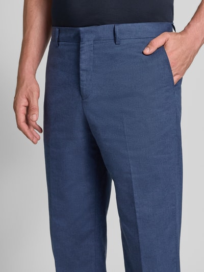 Matinique Straight Fit Hose aus Leinen-Mix Modell 'Wesley' Blau 3