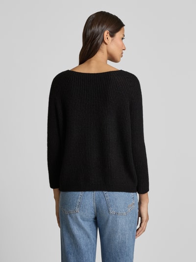 Weekend Max Mara Regular Fit Strickpullover mit Woll-Anteil Modell 'XENO' Black 5
