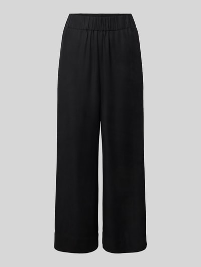 Marc O'Polo Denim Wide leg stoffen broek met verkort model Zwart - 2