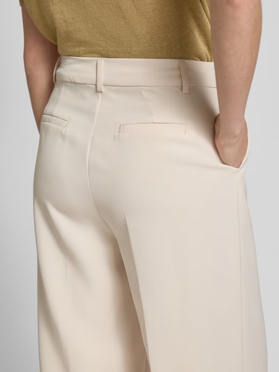 GUIDO MARIA KRETSCHMER WOMAN Stoffen broek met paspelzakken, model 'JANA' Beige - 3