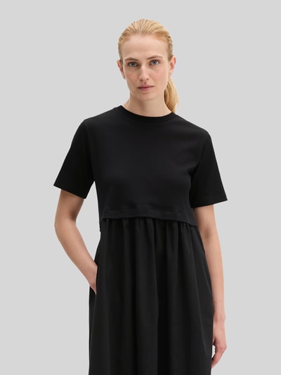 Marc O'Polo Sukienka casualowa o kroju loose fit z czystej bawełny Czarny 1