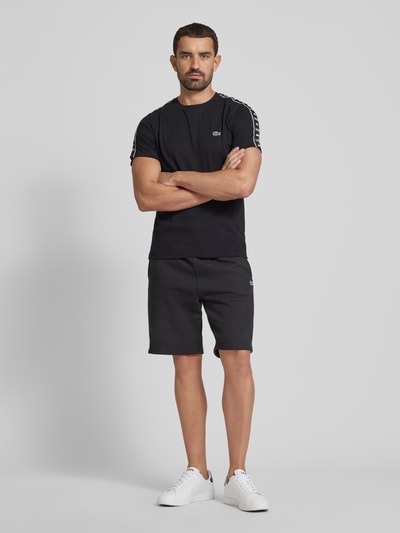 Lacoste Korte regular fit sweatshorts met labelpatch  - 1