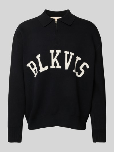 BLKVIS Strickpullover mit Polokragen Black 2