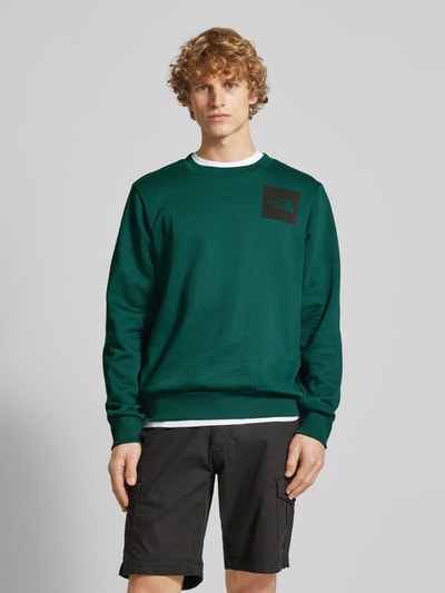 The North Face Sweatshirt mit Label-Print Gruen 4