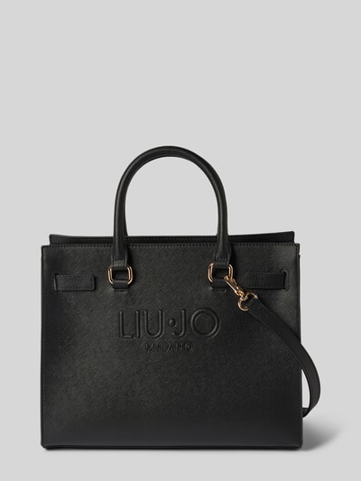 Liu Jo White Handtasche mit Label-Detail Modell 'HALONA' Black 2