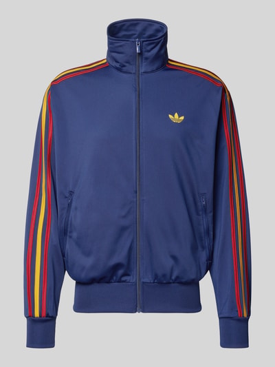 adidas Originals Regular Fit Sweatjacke mit Logo-Stitching Modell 'FIREBIRD TT' Dunkelblau 2