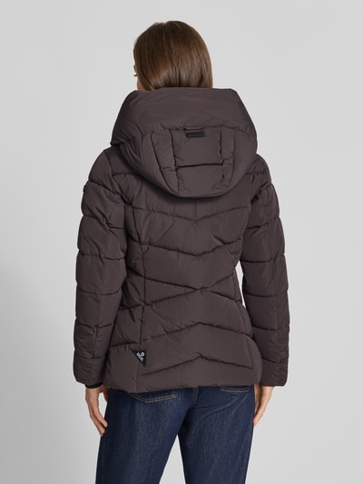 khujo Gewatteerd jack met capuchon en labeldetail model 'HERSCH2' Prune - 5