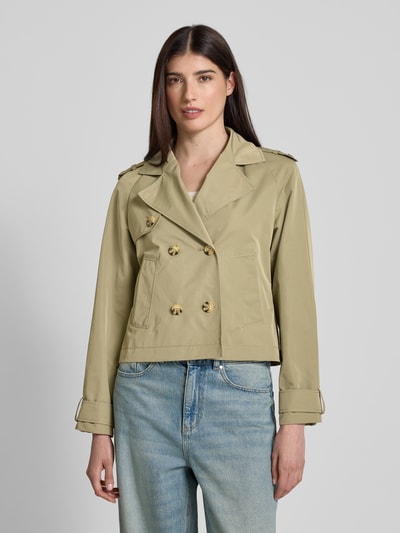 Betty Barclay Trenchcoat mit Leistentaschen Oliv 4