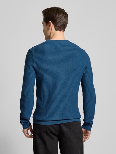 MCNEAL Strickpullover mit Strukturmuster Petrol Melange 5