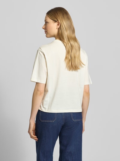Jake*s Studio Woman T-Shirt mit Rundhalsausschnitt Offwhite 5