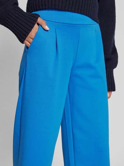 ICHI Culotte mit elastischem Bund Modell 'Kate' Blau 3