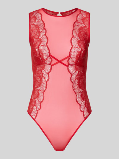 Triumph Body ze stringami o finezyjnym kroju Czerwony 1