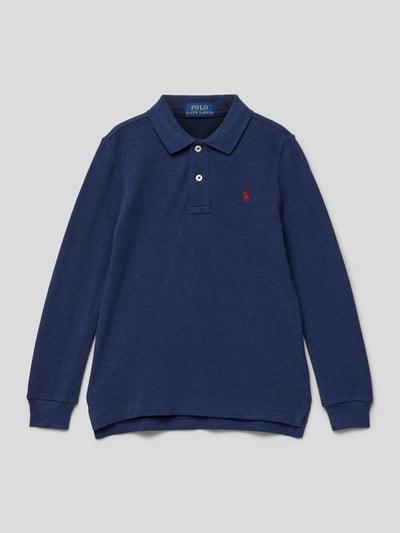 Polo Ralph Lauren Kids Longsleeve mit Polokragen Marine 1