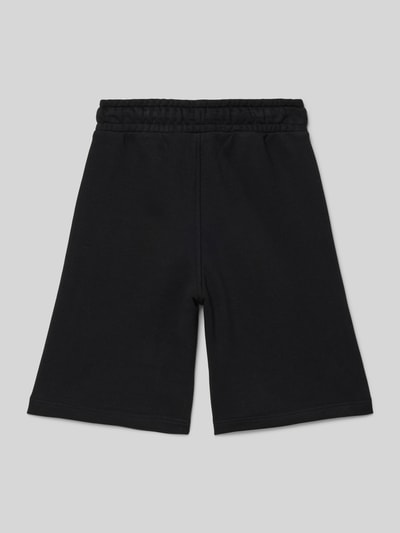 Boss Regular Fit Sweatshorts mit Label-Print Black 3