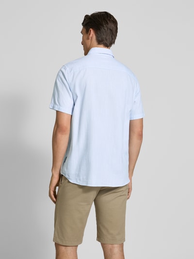 Tom Tailor Regular Fit Freizeithemd aus reiner Baumwolle Hellblau 5