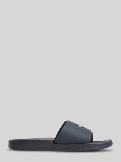 CK Calvin Klein Badeschuhe mit Logo Print Marine 4