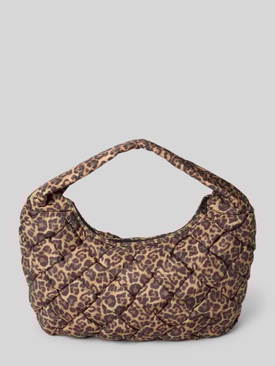 LIEBESKIND BERLIN Schoudertas in doorgestikte look, model 'Bo' Middenbruin - 4