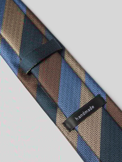 OLYMP Stropdas van puur zijde Middenbruin - 3