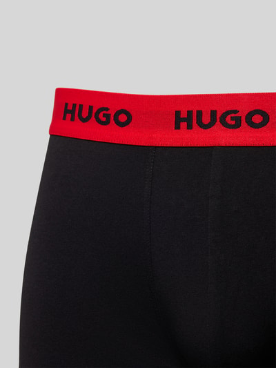 HUGO Trunks mit Label-Bund im 3er-Pack Black 2