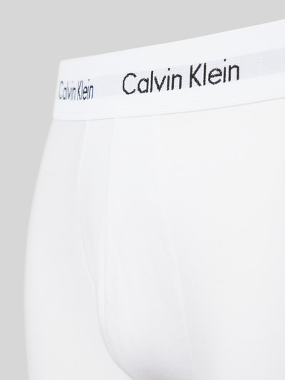 Calvin Klein Underwear Trunks aus Viskose mit Label-Bund im 3er-Pack Weiss 2