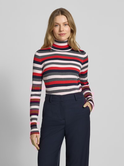 Christian Berg Woman Bluzka z długim rękawem o kroju regular fit z mieszanki wiskozy Czerwony 4