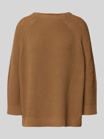 Smith and Soul Gebreide pullover met raglanmouwen en ronde hals Beige - 2