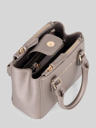 Valentino Bags Umhängetasche mit Logo-Detail Modell 'ZERO' Metallic Rosa 2