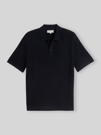 Tom Tailor Koszulka polo z czystej bawełny o kroju regular fit Granatowy 2