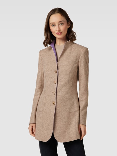 WHITE LABEL Blazer mit Stehkragen Taupe 4