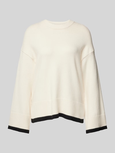 Gina Tricot Oversized gebreide pullover met kimonomouwen Ecru - 2