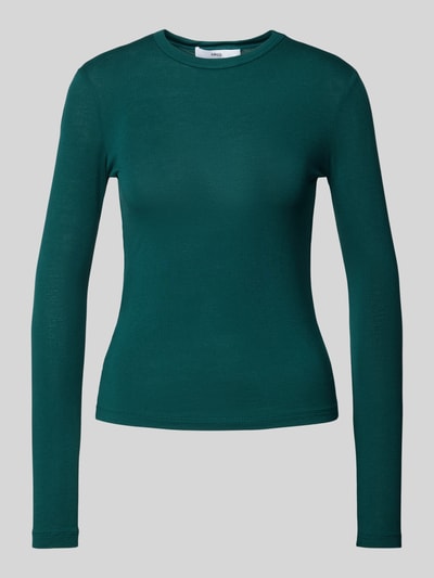 Mango Longsleeve mit Rundhalsausschnitt Modell 'SECOND' Petrol 2