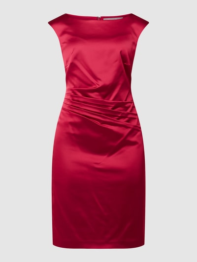 Christian Berg Cocktail Cocktailkleid aus Satin Kirsche 2