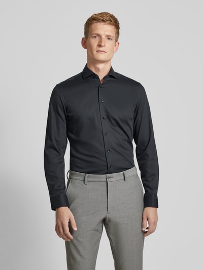 Eterna Slim Fit Business-Hemd mit Haifischkragen Anthrazit 4