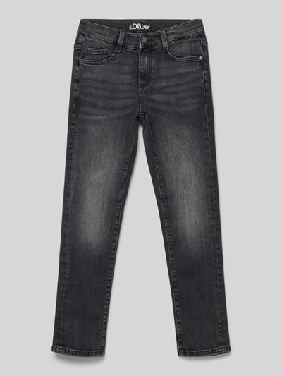 s.Oliver RED LABEL Regular Fit Jeans im 5-Pocket-Design Modell 'Seattle' Black 1