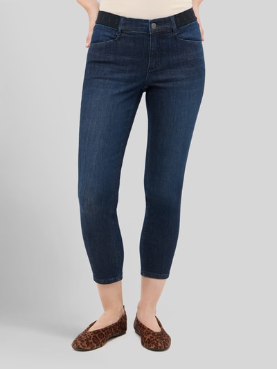 ANGELS jeansy o kroju slim fit z mieszanki bawełny model 'ORNELLA SPORTY' Granatowy 4